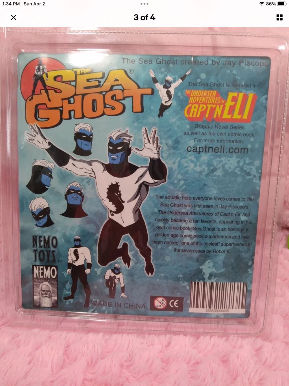 Nemo Toys The Sea Ghost Nemo Toys Nip 868695000008 | Ebay  action figure collectible [Barcode 868695000008] - Main Image 2