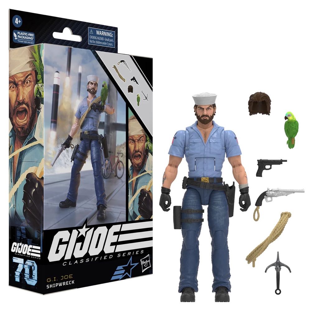 Shipwreck - Hasbro (G.I. Joe Classified) (G.I. Joe: Classified Series) action figure collectible - Main Image 2