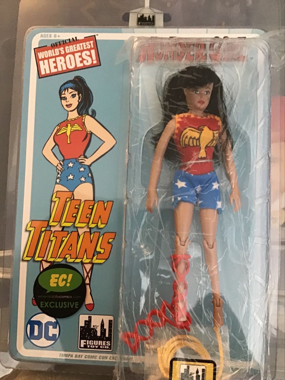 Wonder Girl (Exclusive) - Figures Toy Company (Teen Titans) action figure collectible [Barcode 718347775788] - Main Image 3