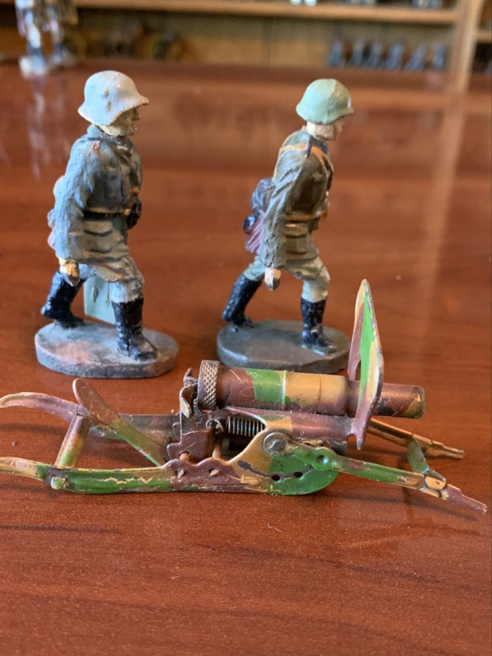 Elastolin German Carry Machine Gun - Elastolin (German) action figure collectible - Main Image 2