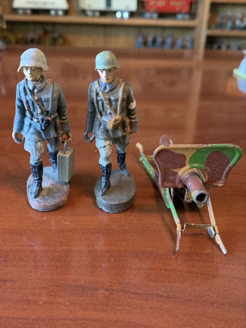 Elastolin German Carry Machine Gun - Elastolin (German) action figure collectible - Main Image 3