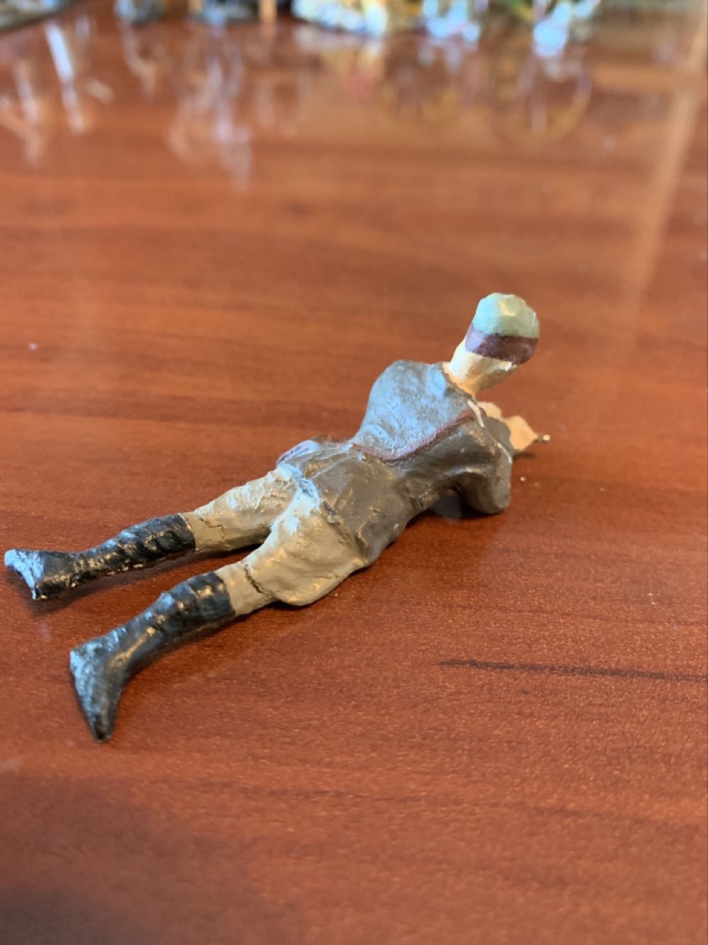 Elastolin Laying On Stomach - Elastolin (German) action figure collectible - Main Image 2