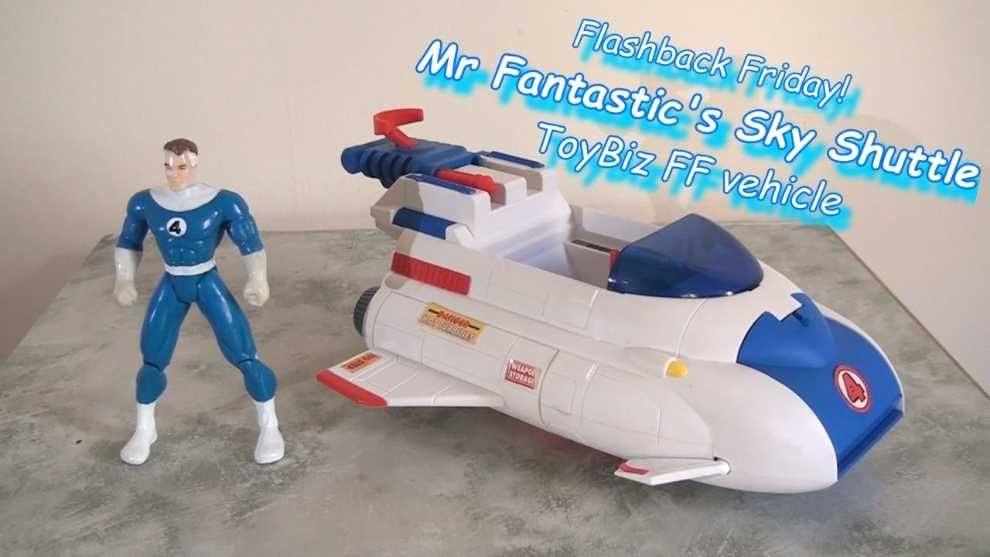 Toybiz Fantastic Four Animated Mr Fantastic Sky Shuttle   (Toy Biz Fantastic 4) action figure collectible - Main Image 3
