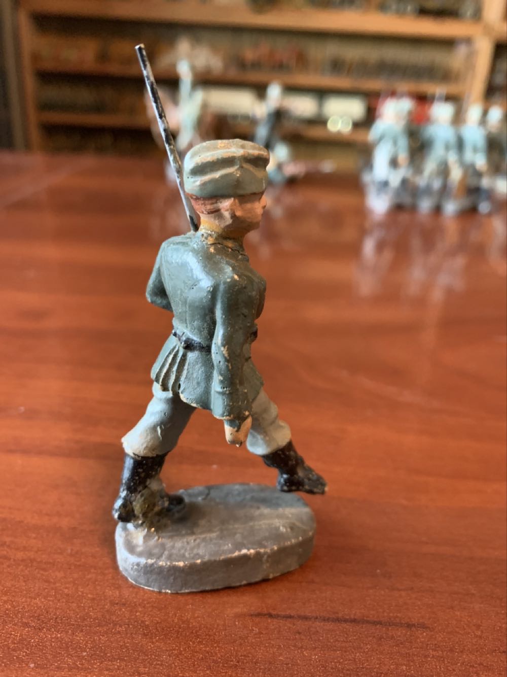 Unmarked German Goose Stepping  - Unmarked (German) action figure collectible - Main Image 2