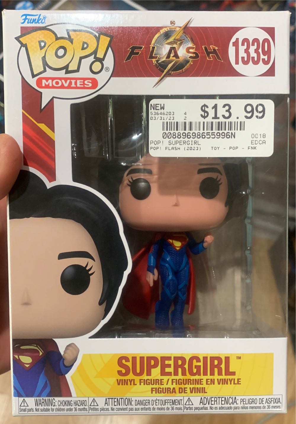 Funko Pop! Movies: Dc The Flash Supergirl  (Funko Pop) action figure collectible [Barcode 889698655996] - Main Image 2