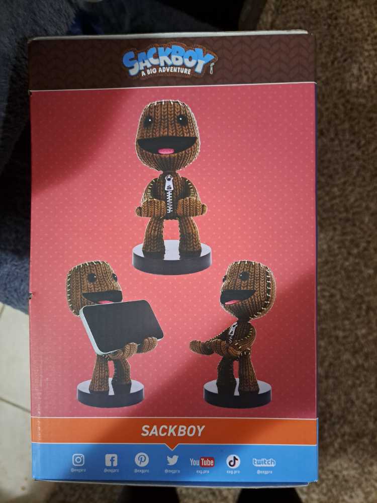 Sackboy The Original Controller Holder - Cable Guys (Sackboy) action figure collectible [Barcode 812169032897] - Main Image 2