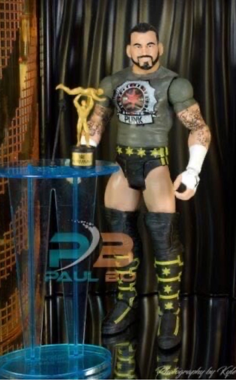 CM Punk - WWE Mattel (WWE Basic Superstar Entrance Series 1) action figure collectible - Main Image 3