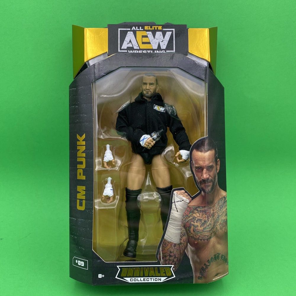 CM Punk - Jazwares AEW (AEW Unrivaled Collection - Walmart Exclusive) action figure collectible - Main Image 2
