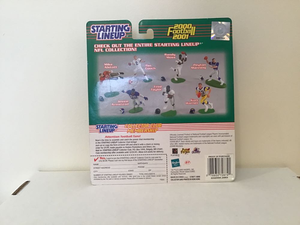 Edgerrin James - Kenner action figure collectible - Main Image 2