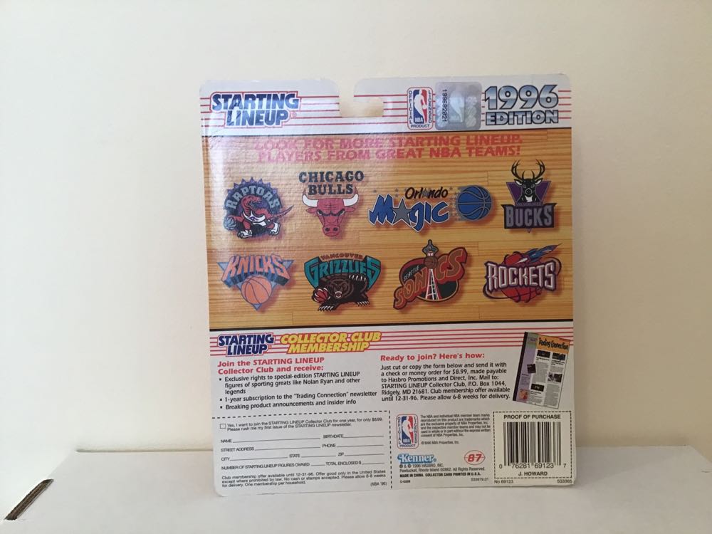 Juwan Howard - Kenner action figure collectible - Main Image 2