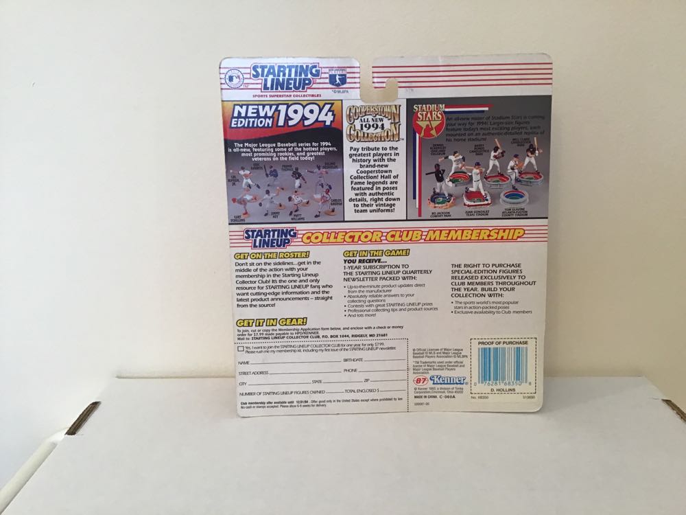 Dave Hollins - Kenner action figure collectible - Main Image 2