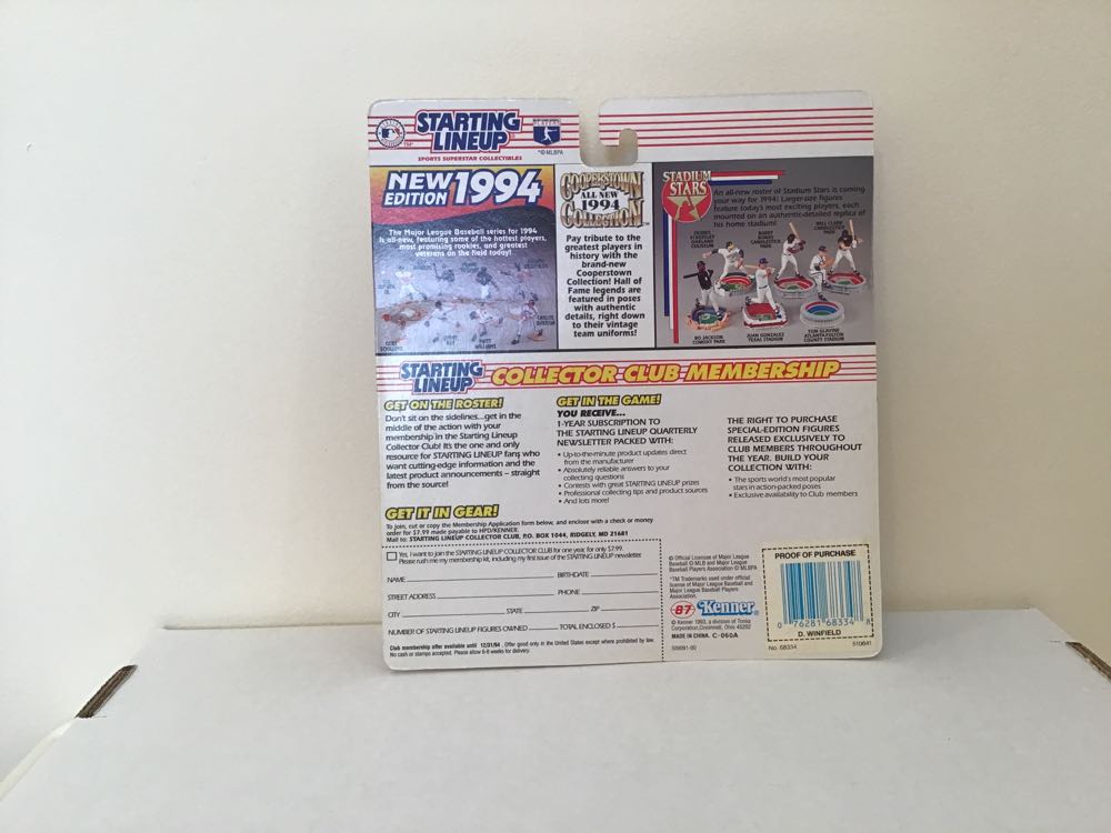 Dave Winfield - Kenner action figure collectible - Main Image 2