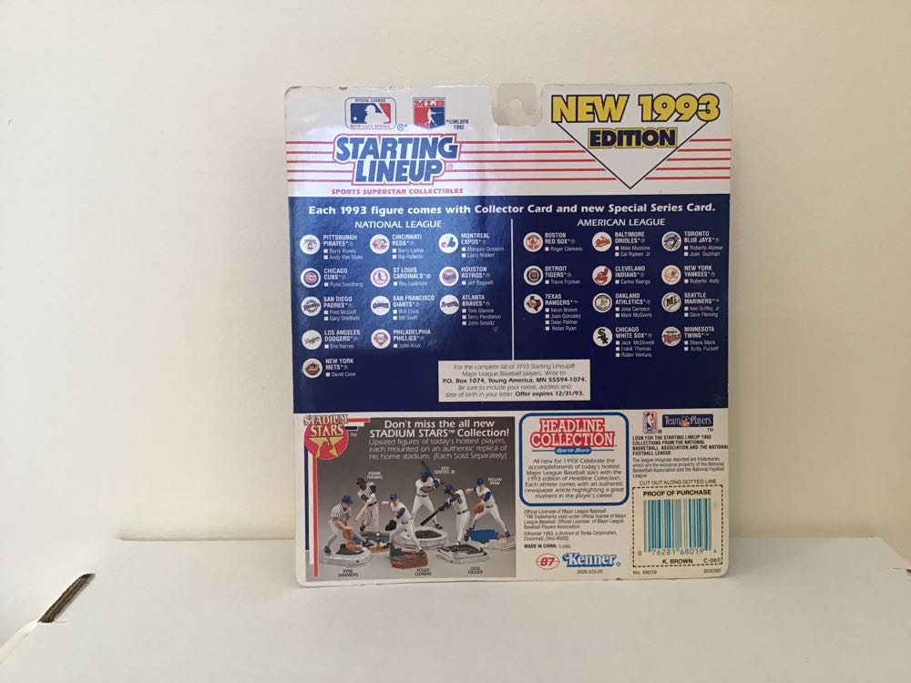 Kevin Brown - Kenner action figure collectible - Main Image 2