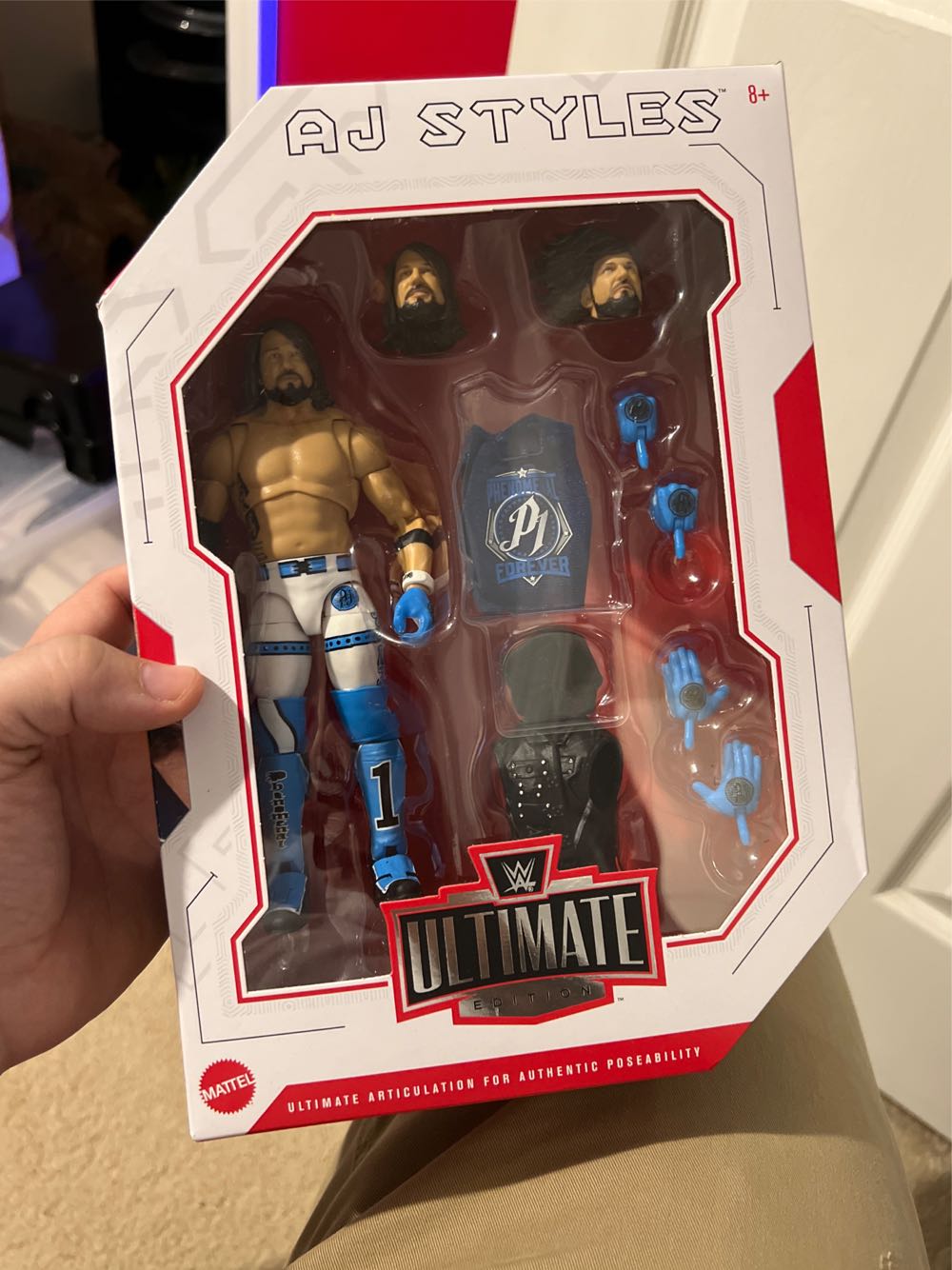 AJ Styles - Ultimate Edition - Mattel Wwe (Wwe Elite) action figure collectible [Barcode 194735107605] - Main Image 2