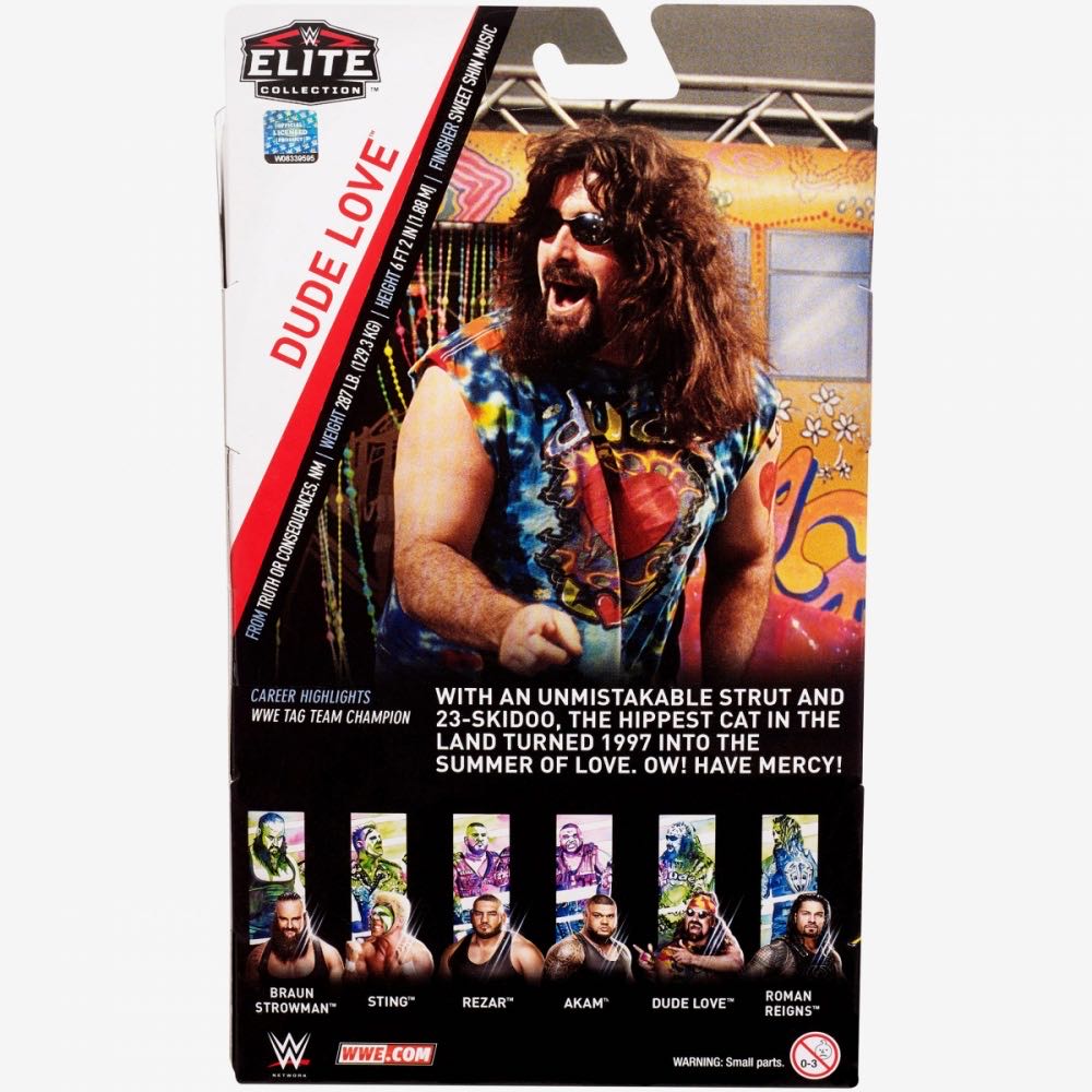 Mick Foley (Dude Love) - WWE Mattel (WWE Elite Series 62 (2018)) action figure collectible - Main Image 2