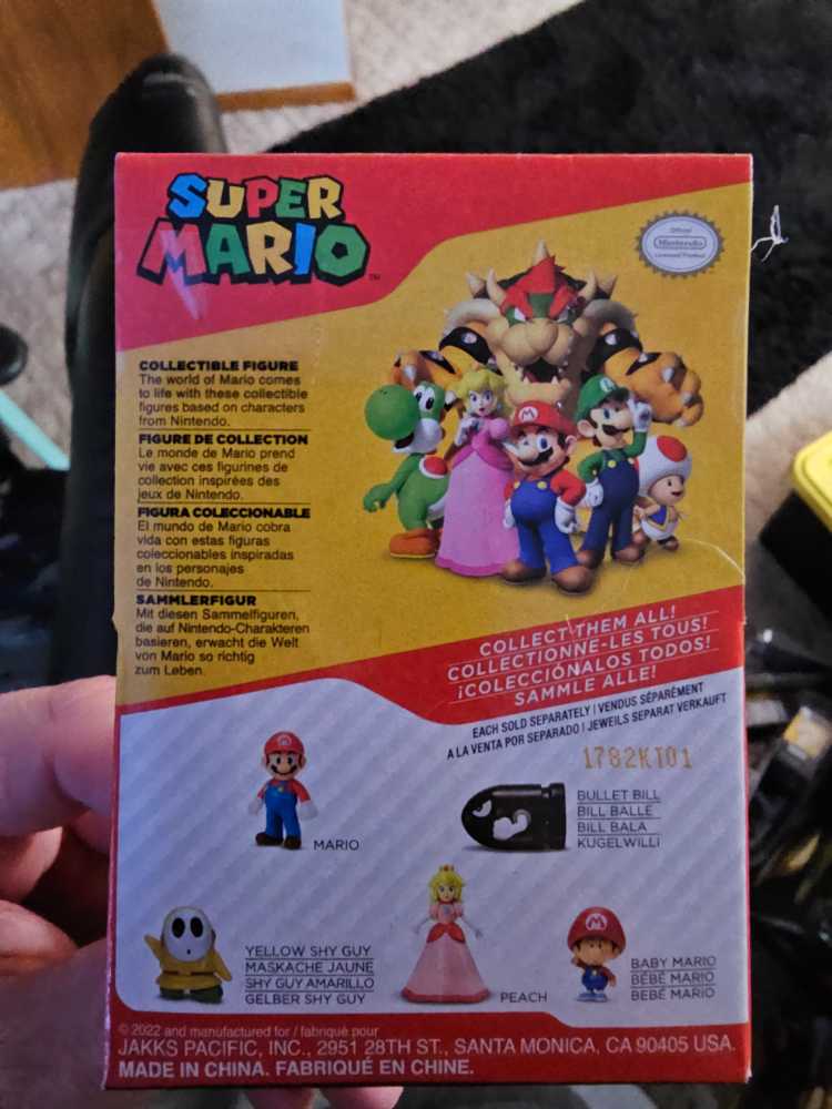 Super Mario - Baby Mario 2.5 inch - Jakks Pacific (Super Mario) action figure collectible [Barcode 192995415331] - Main Image 2