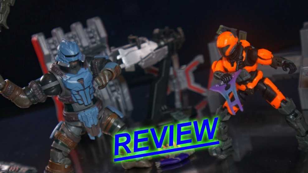 Banished Checkpoint With Spartan CQB & Brute Warrior  - 343 Industries (World Of Halo) action figure collectible [Barcode 191726390879] - Main Image 4