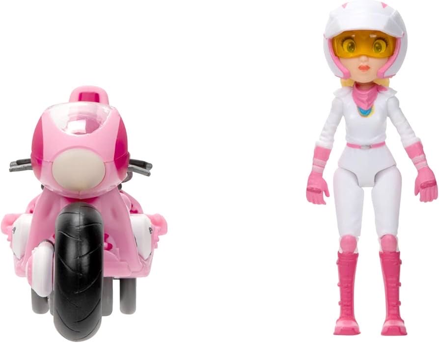 Jakks Pacific: The Super Mario Movie: Peach Pullback Racer - Jakks Pacific (The Super Mario Bros. Movie) action figure collectible [Barcode 192995417694] - Main Image 4