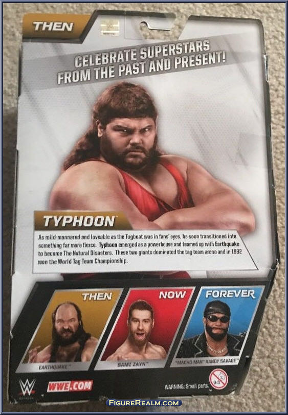 Typhoon - WWE Mattel (WWE Elite Then, Now, Forever Series 2) action figure collectible - Main Image 2
