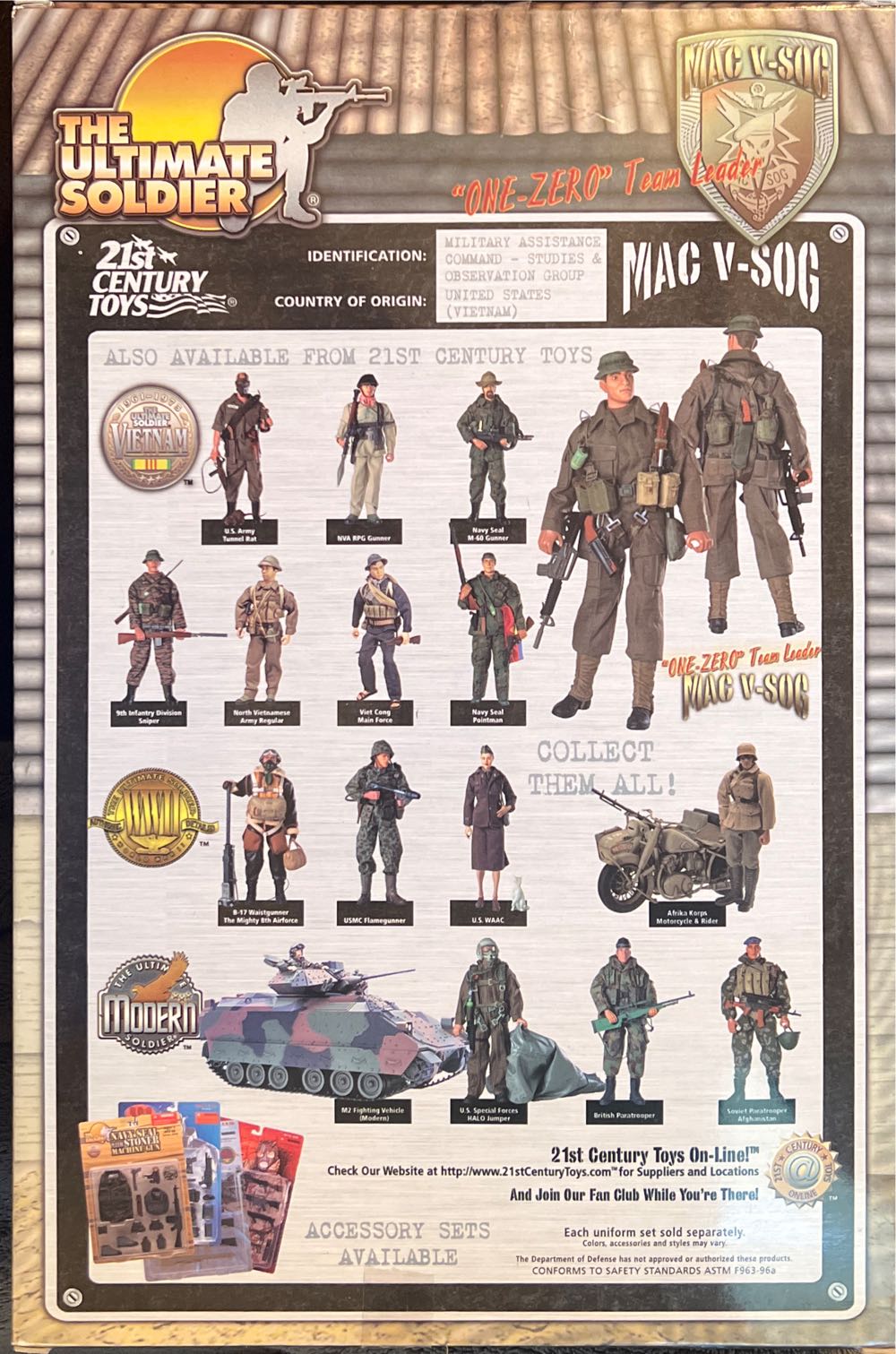 The Ultimate Soldier - 21st Century Toys (The Ultimate Soldier Vietnam) action figure collectible [Barcode 638748336190] - Main Image 2