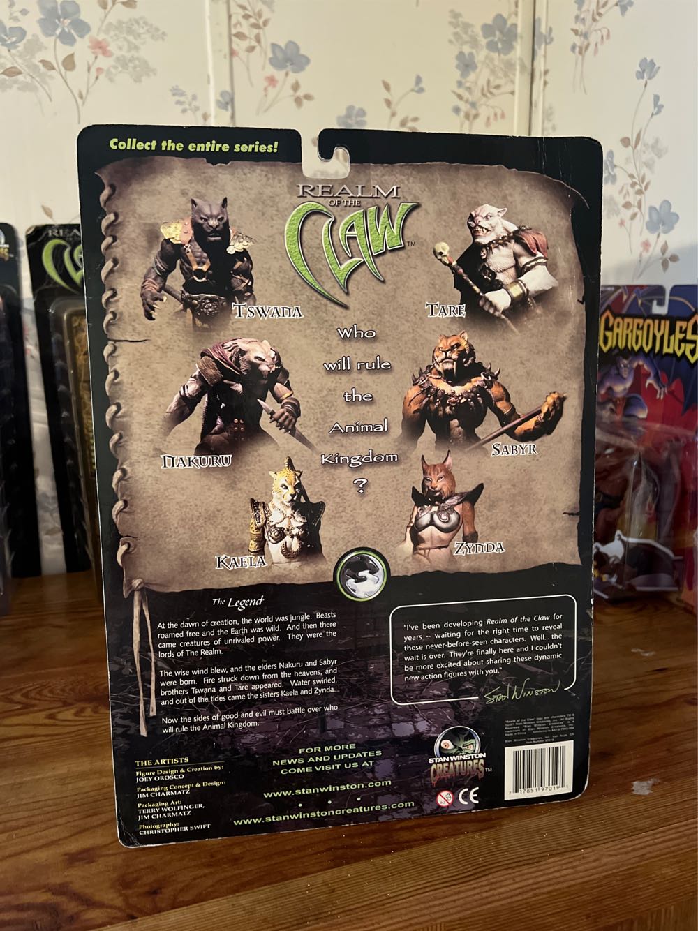 Stan Winston Realm Of The Claw Creatures Tare Mythic Legions Style - Stan Winston Creatures action figure collectible [Barcode 717851970191] - Main Image 3