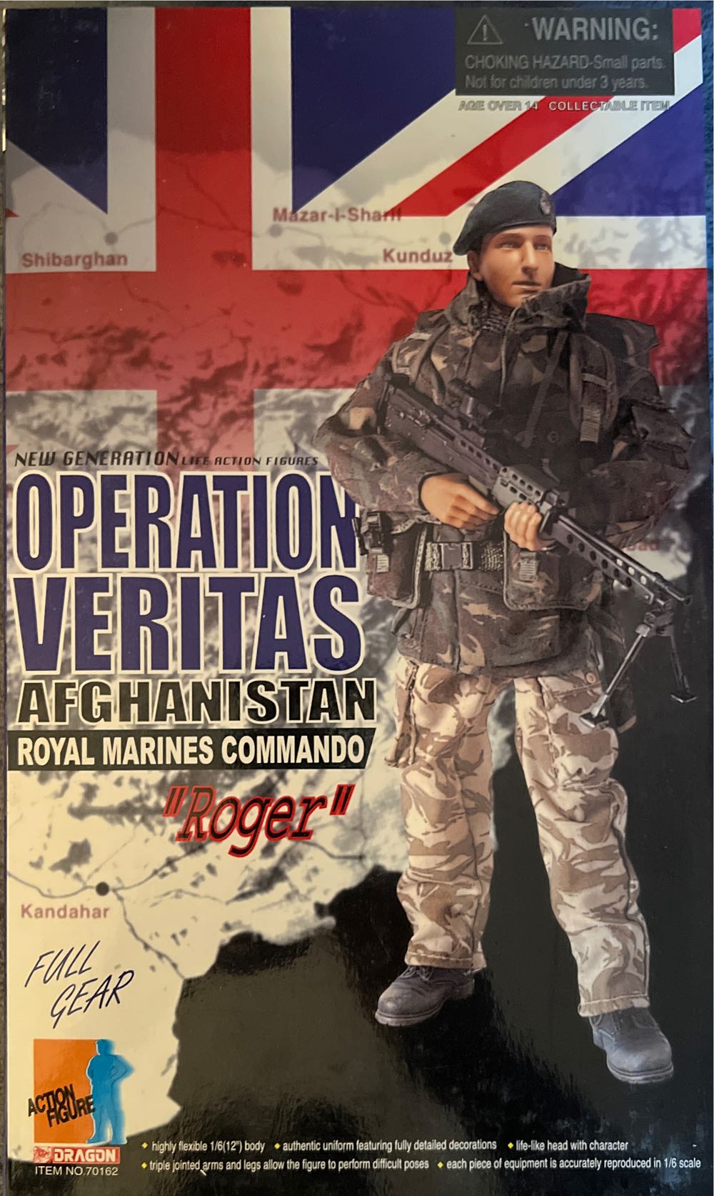 New Generation Operation Veritas Afghanistan Royal Marines Roger Action Fig - Dragon Models Ltd. (Elite Force) action figure collectible [Barcode 089195701626] - Main Image 2
