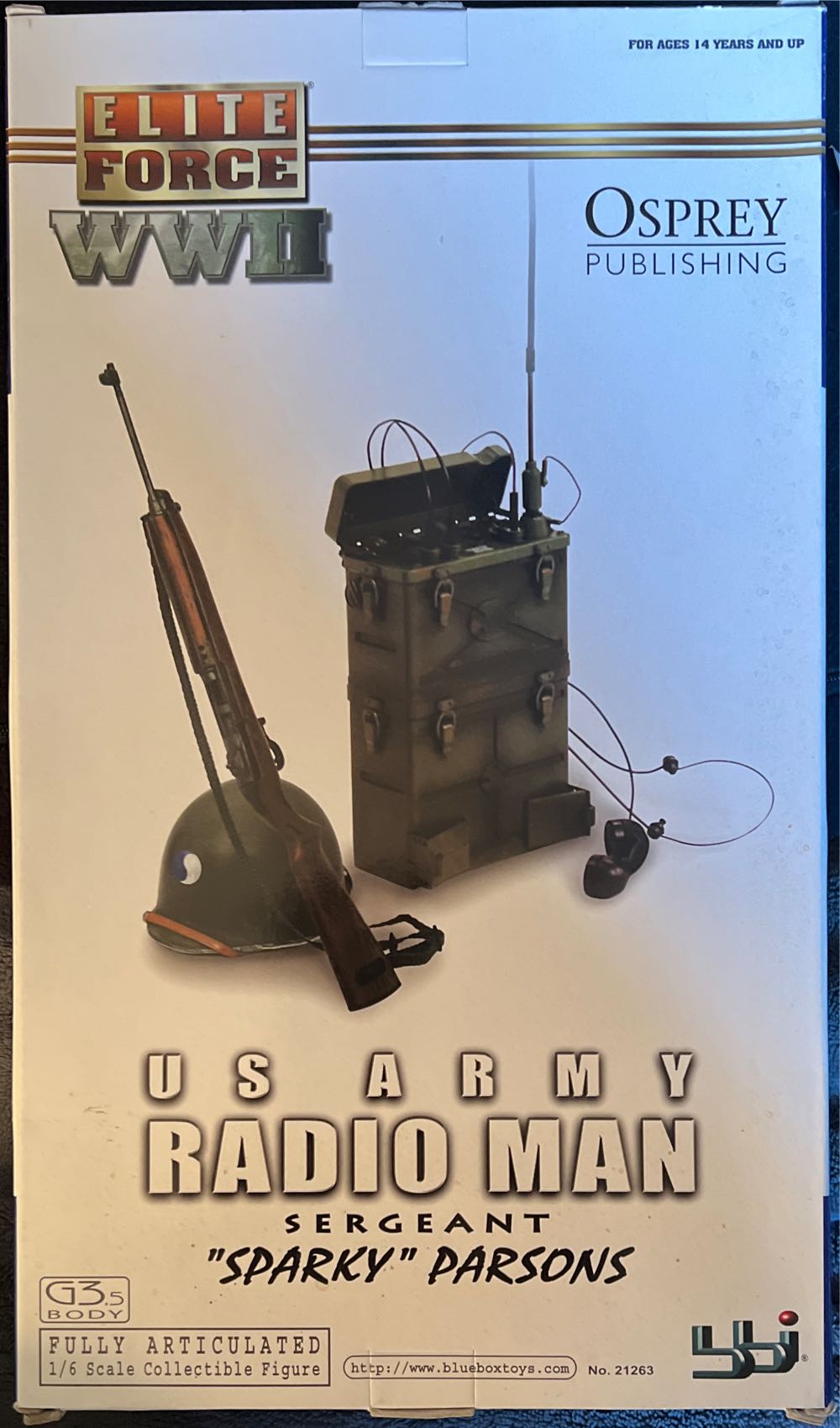 Elite Force WWII US Army Radio Operator - Blue Box Toys (Elite Force) action figure collectible [Barcode 021105212631] - Main Image 2