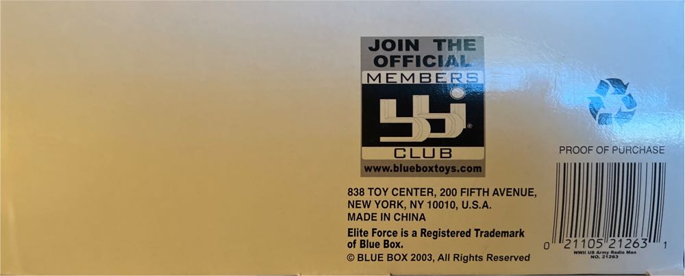 Elite Force WWII US Army Radio Operator - Blue Box Toys (Elite Force) action figure collectible [Barcode 021105212631] - Main Image 4