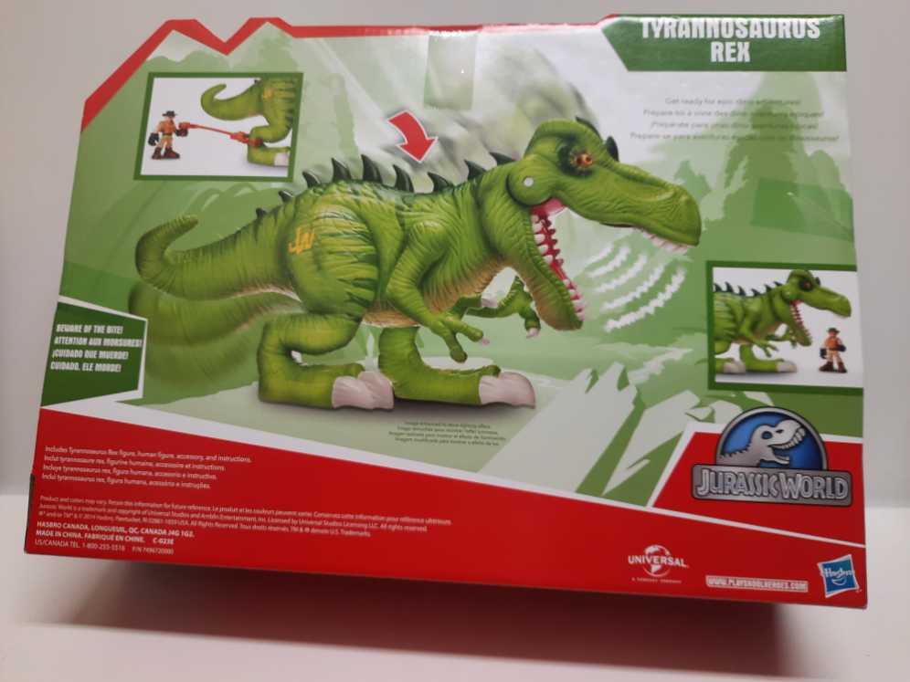 Tyrannosaurus Rex  (Playskool: Jurassic World) action figure collectible [Barcode 630509292202] - Main Image 2
