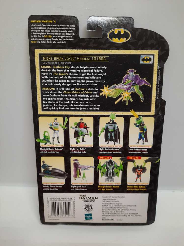 Joker (Night Spark) - Hasbro (DC: Batman: Mission Masters 4: 3”) action figure collectible [Barcode 076930645154] - Main Image 2