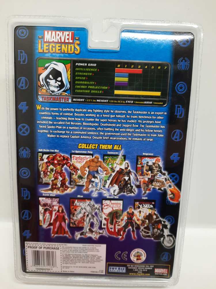 MARVEL LEGENDS - Taskmaster  (Marvel: Legends: 6”) action figure collectible [Barcode 086892711606] - Main Image 2