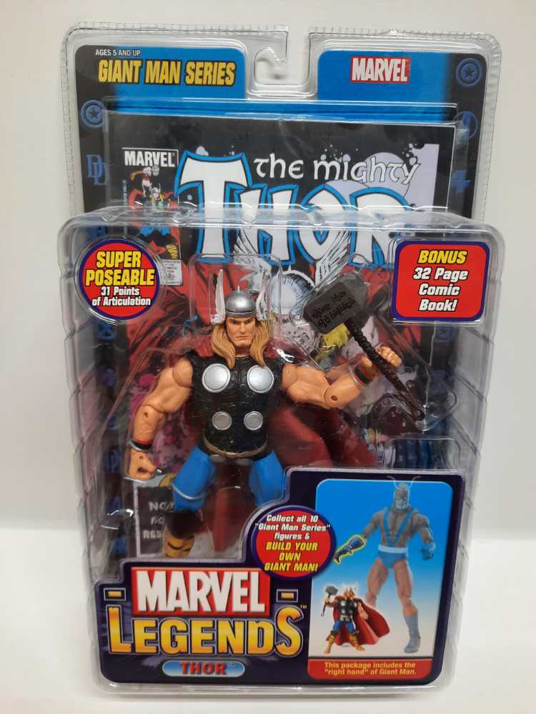 Thor - Toy Biz (Marvel: Legends: 6”) action figure collectible [Barcode 035112710875] - Main Image 1