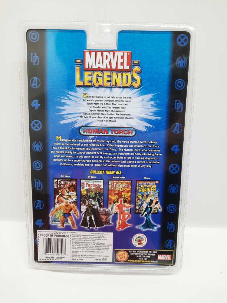 Human Torch - Marvel Legends (Marvel (Fantastic Four)) action figure collectible [Barcode 086892701546] - Main Image 2
