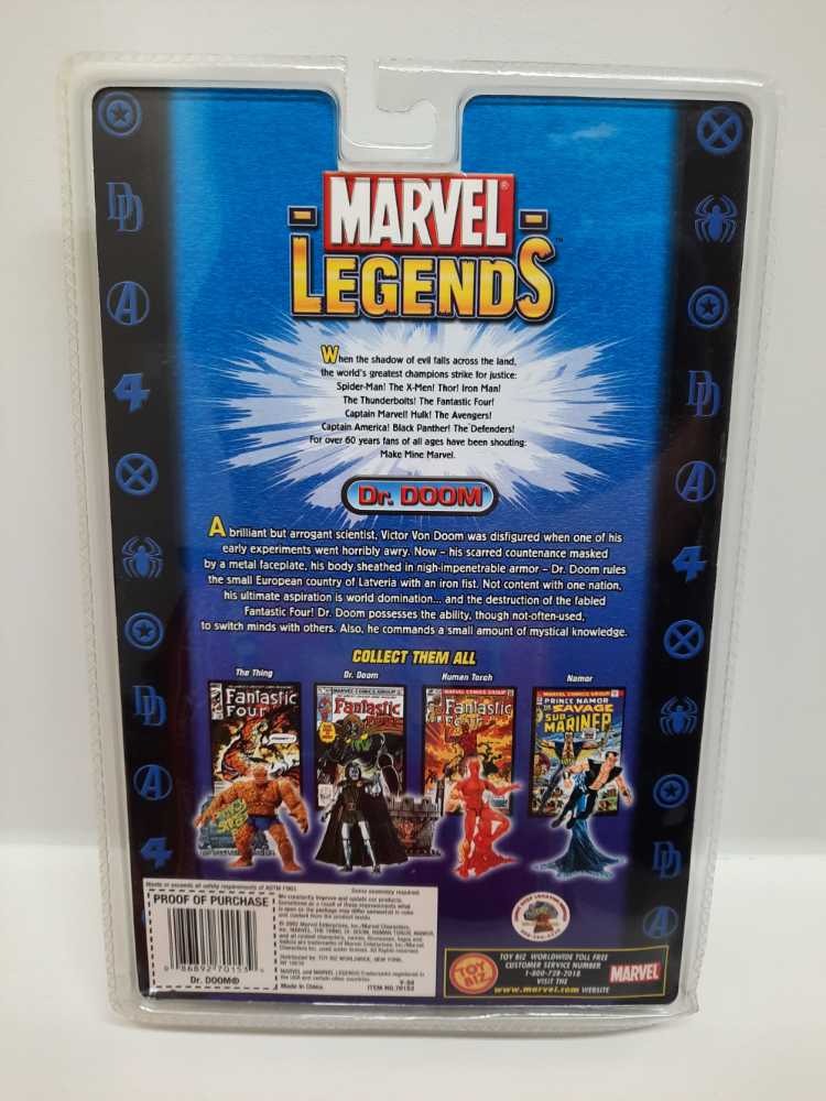Doctor Doom (Bot)  (Marvel: Legends: 6”) action figure collectible [Barcode 086892701539] - Main Image 2