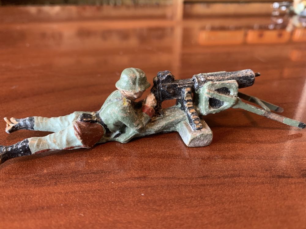 Elastolin Machine Gunner - Elastolin (German) action figure collectible - Main Image 2