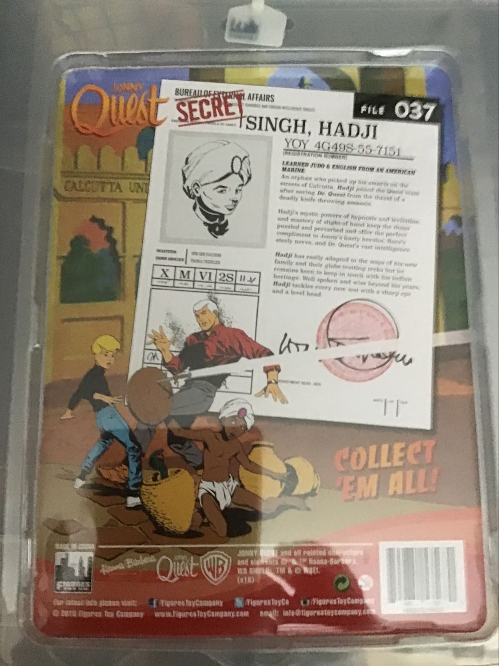 Jonny Quest Hadji  action figure collectible [Barcode 744881535670] - Main Image 2