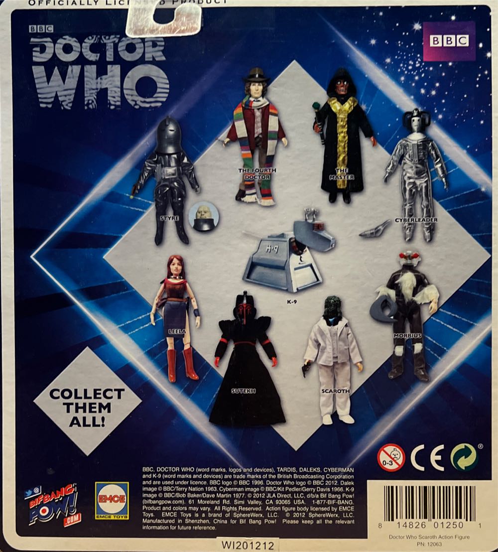 Doctor Who Scaroth Bif Bang Pow - Bif Bang Pow!/EMCE (BBC Doctor Who) action figure collectible [Barcode 814826012501] - Main Image 2