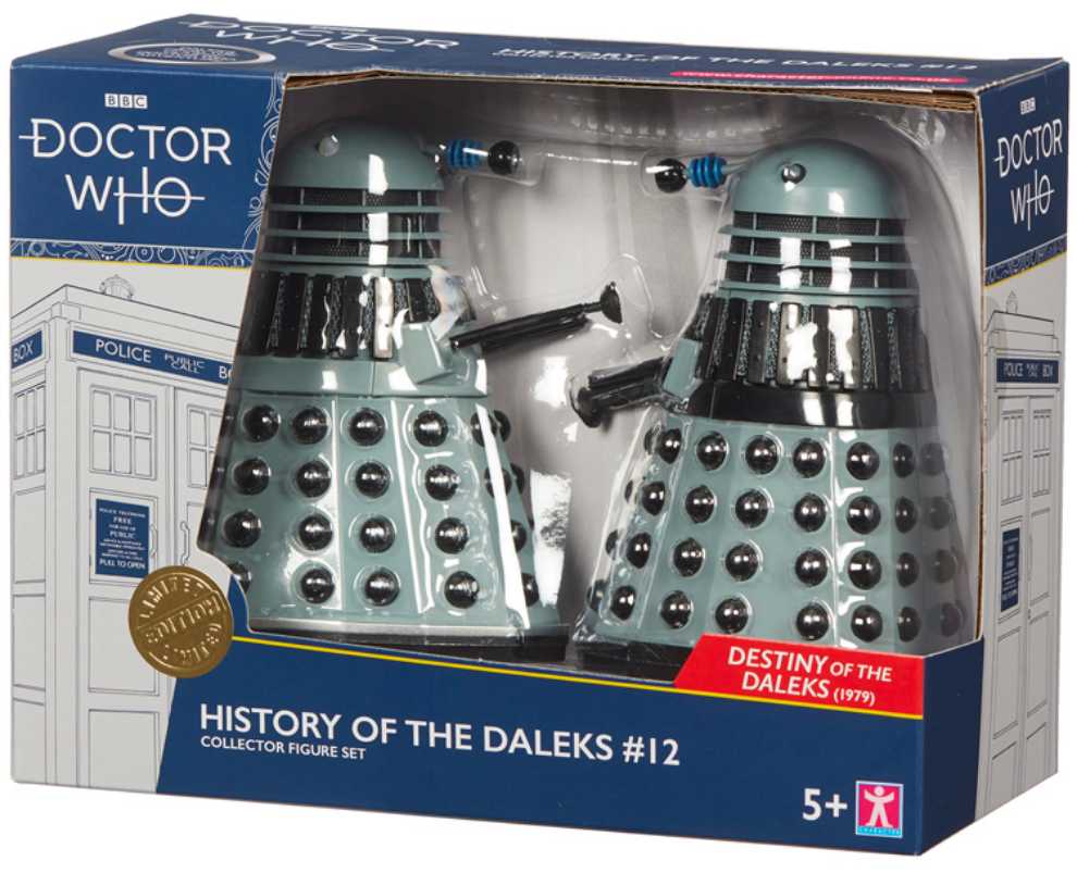 History of the Daleks #12 - Destiny of the Daleks (1979) - Character Options (Doctor Who) action figure collectible [Barcode 5029736077907] - Main Image 2