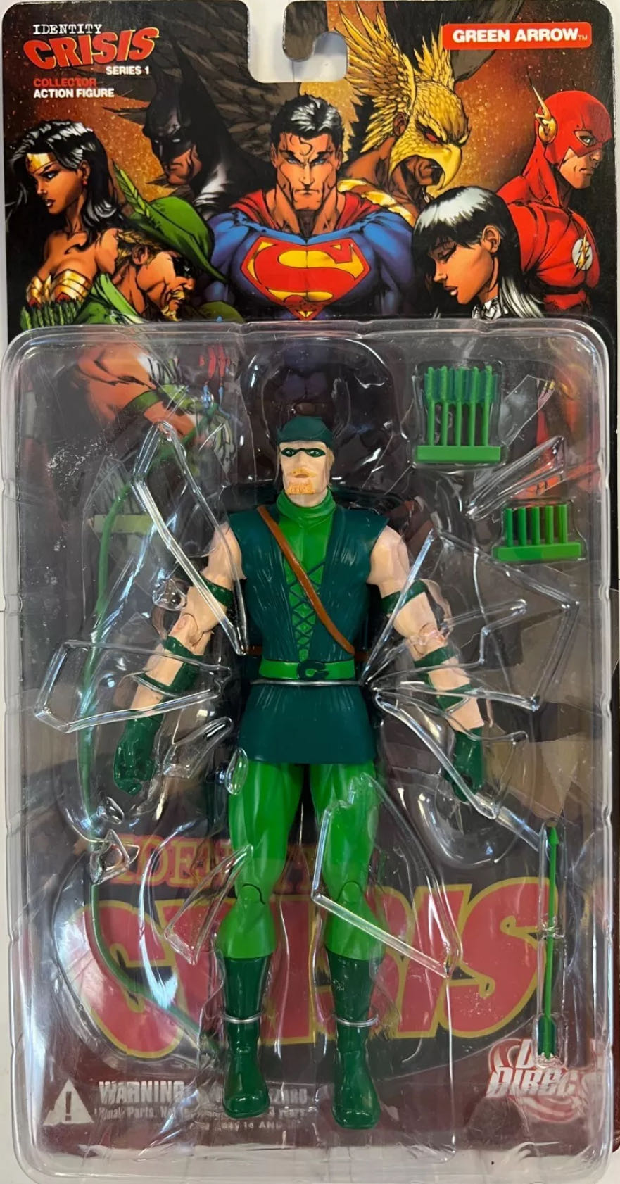 IDENTITY CRISIS SERIES 1 : Green Arrow - DC Direct (Dc Direct : Identity Crisis) action figure collectible [Barcode 761941249674] - Main Image 3