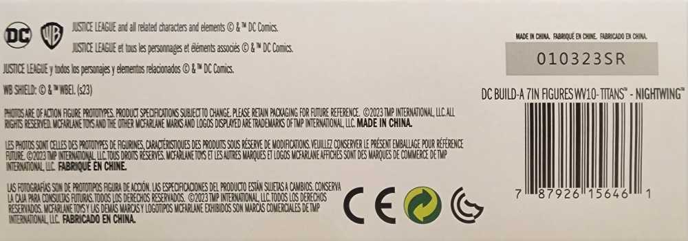 Nightwing - DC - TEEN TITANS (Teen Titans) action figure collectible [Barcode 787926156461] - Main Image 4