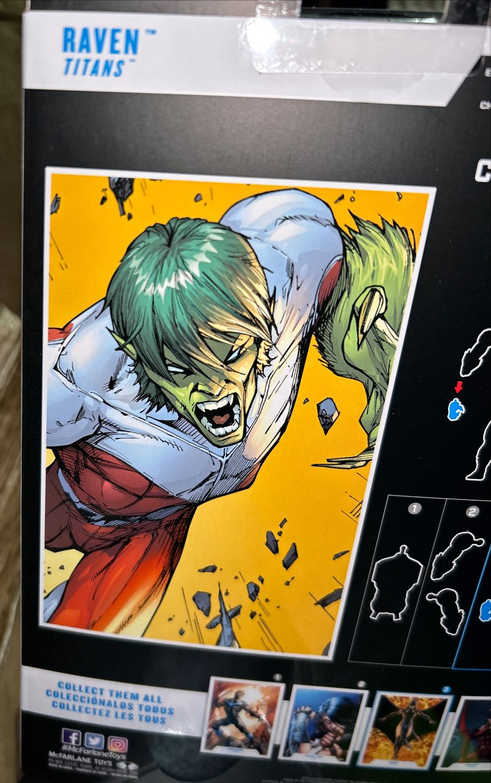 Raven - DC - TEEN TITANS (Teen Titans) action figure collectible [Barcode 787926156485] - Main Image 4