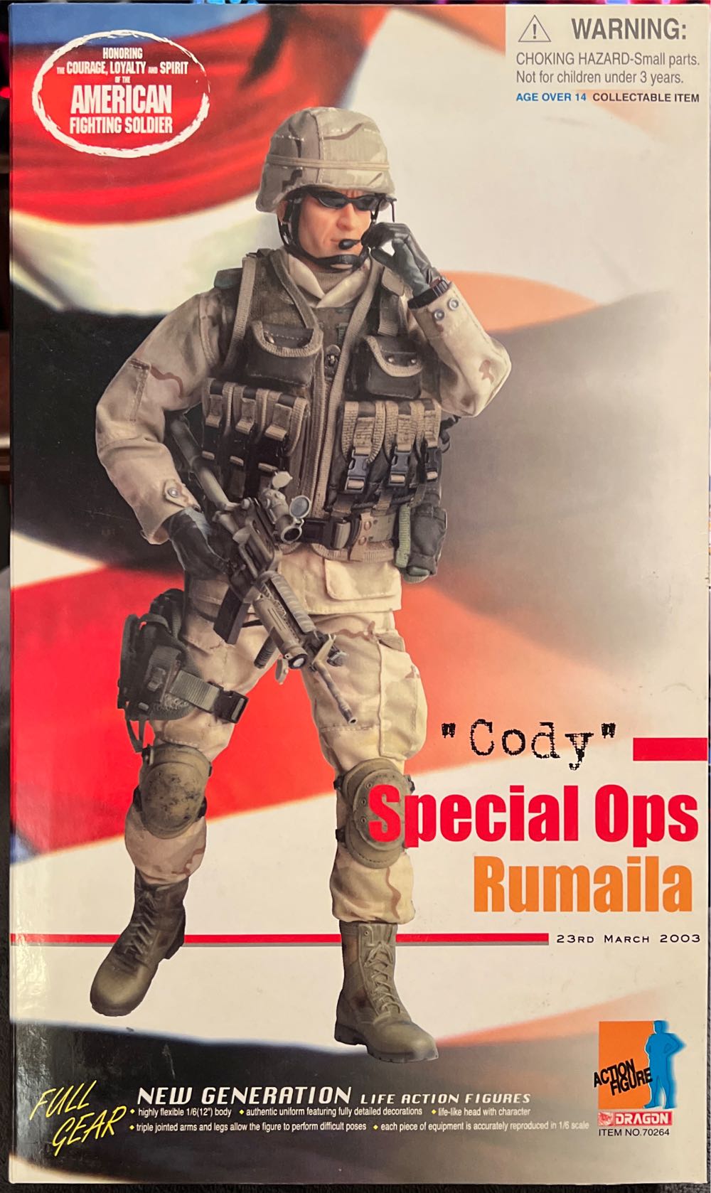 Dragon U.s. Military Spec. Ops Cody Boxed Figure Set Bbi Soldier Story Ace 1 6 - Dragon Models Ltd. (New Generation) action figure collectible [Barcode 089195702647] - Main Image 2