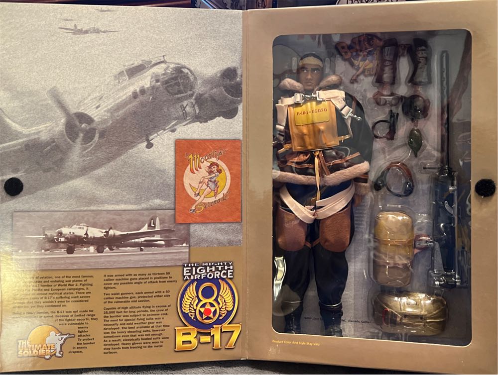 The Mighty Eighth Air Force B-17 Waistgunner WWII - 21st Century Toys (The Ultimate Soldier X-D Xtreme Detail) action figure collectible [Barcode 638748336497] - Main Image 4
