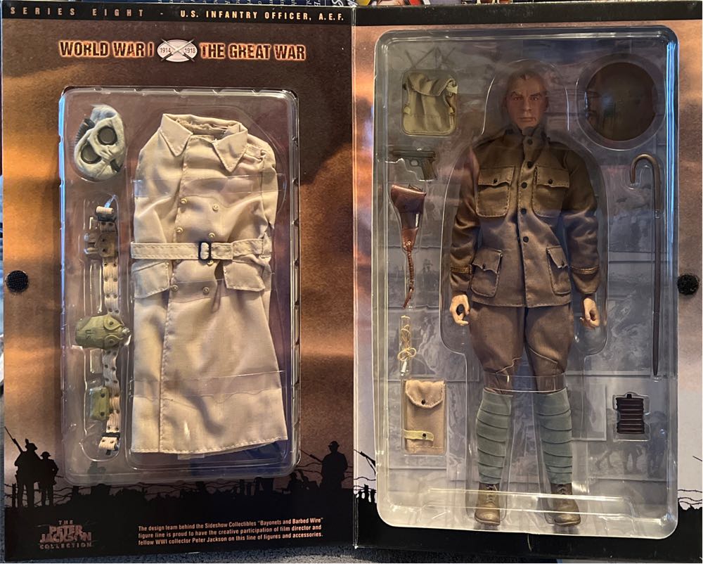 Bayonets And Barbed Wire Series Eight Us Infantry Officer ... - Sideshow Toy (Sideshow Collectibles) action figure collectible [Barcode 747720205628] - Main Image 4