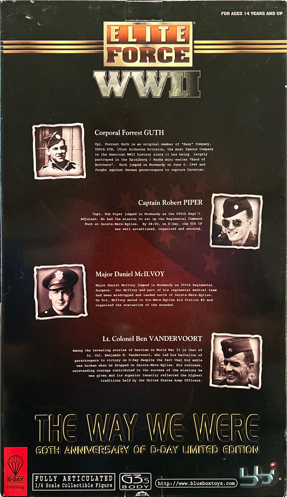 Elite Force WWII - Blue Box Toys (Elite Force) action figure collectible [Barcode 021105213188] - Main Image 2