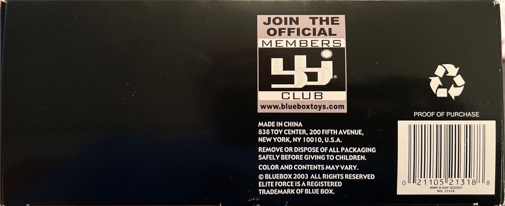 Elite Force WWII - Blue Box Toys (Elite Force) action figure collectible [Barcode 021105213188] - Main Image 3