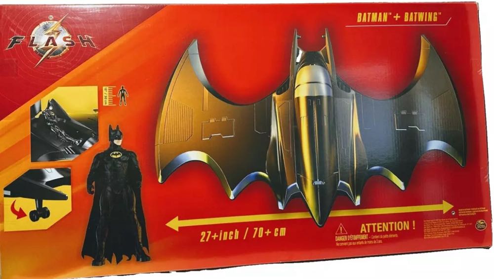 Spinmaster Batman + Batwing: The Flash Movie Action Figure Set - Spin Masters (DC SnyderVerse (The Flash - Batman)) action figure collectible [Barcode 778988436097] - Main Image 4