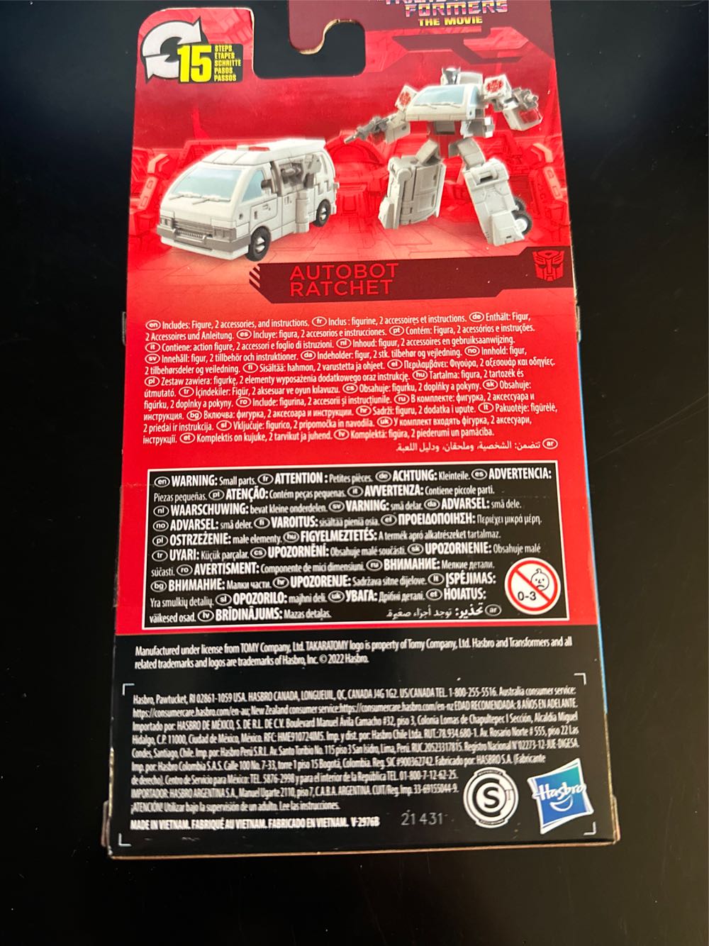 Transformers Autobot Ratchet - Core - Hasbro (Studio Series 86) action figure collectible [Barcode 5010994178147] - Main Image 2