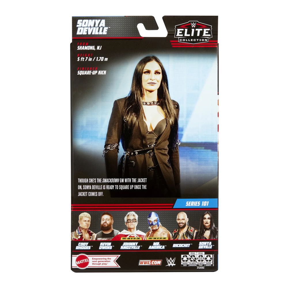 Sonya Deville - Mattel (WWE Elite Series 101) action figure collectible [Barcode 194735105243] - Main Image 3