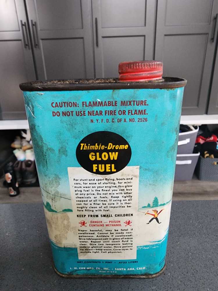 Cox Thimble Drome Glow Fuel (176)  action figure collectible - Main Image 2